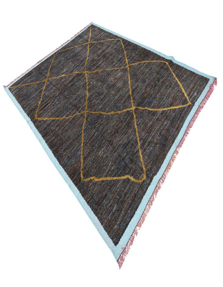 Detail image of 7' 9 x 10' 3  Hand Knotted Moroccan Wool Rug