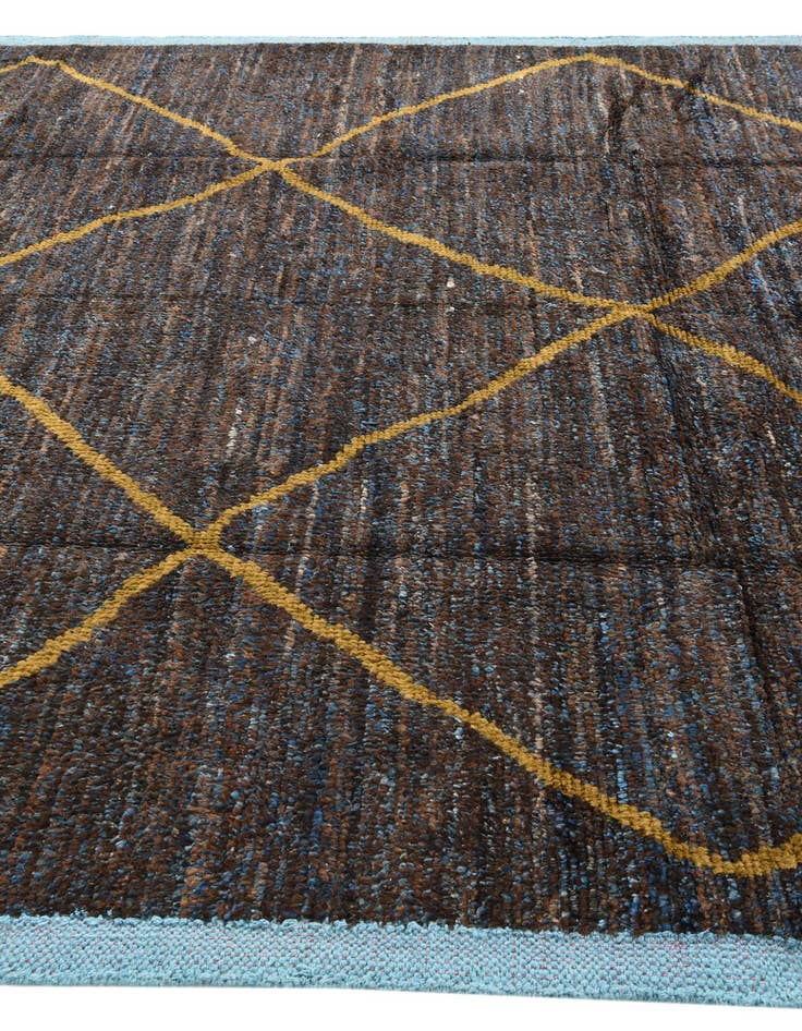Detail image of 7' 9 x 10' 3  Hand Knotted Moroccan Wool Rug