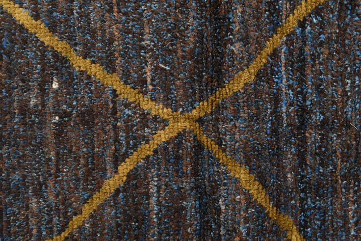Detail image of 7' 9 x 10' 3 Hand Knotted Moroccan Wool Rug