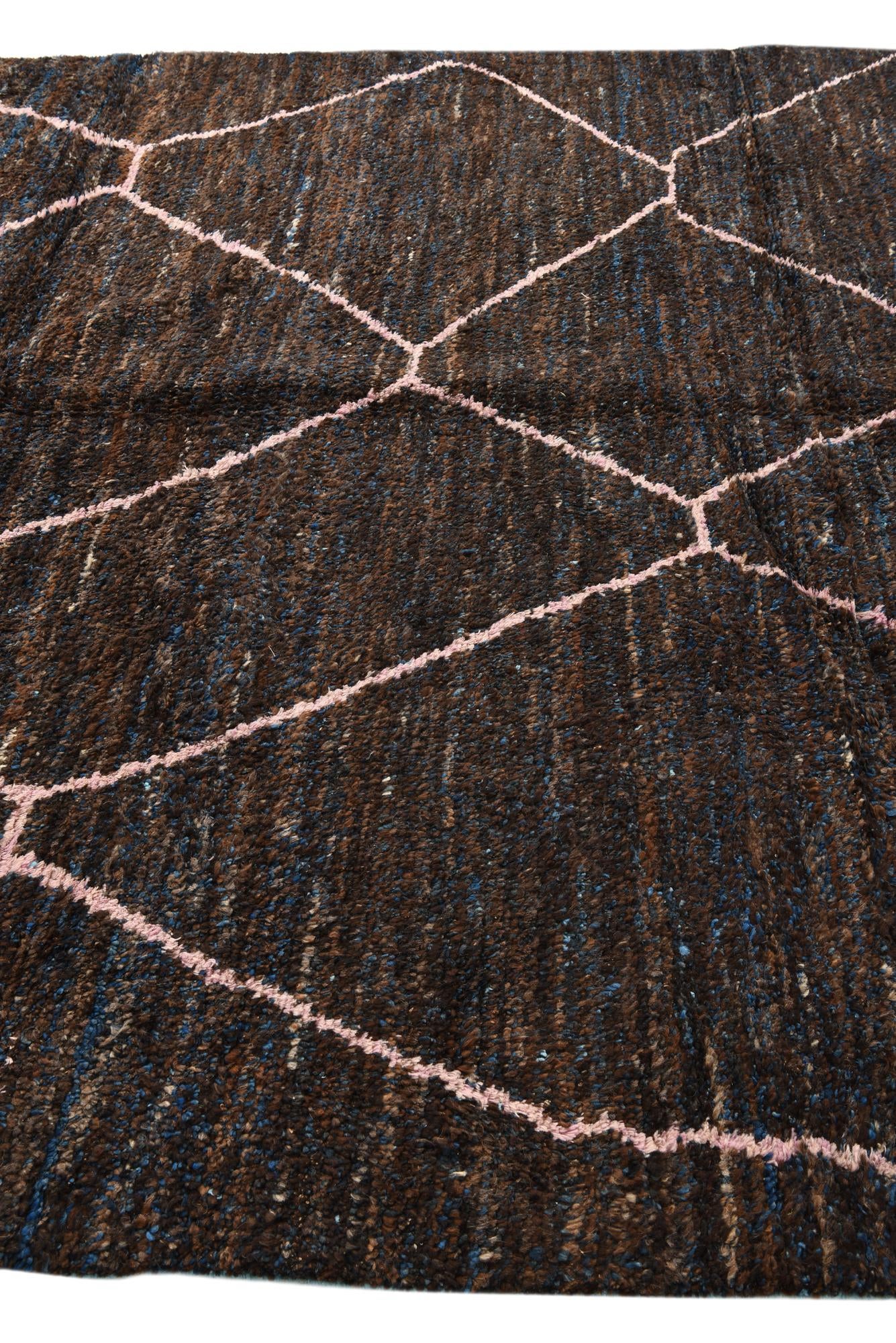 7' 8 x 10' 5 Hand Knotted Moroccan Wool Rug