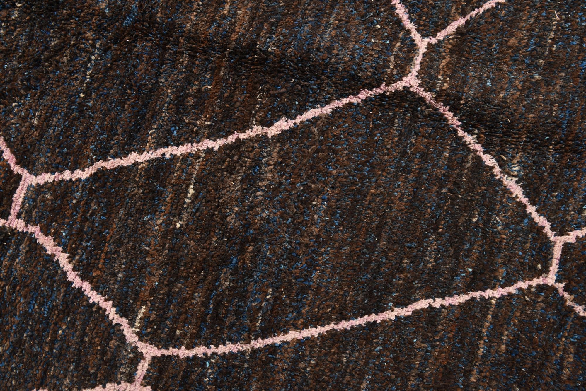 7' 8 x 10' 5 Hand Knotted Moroccan Wool Rug