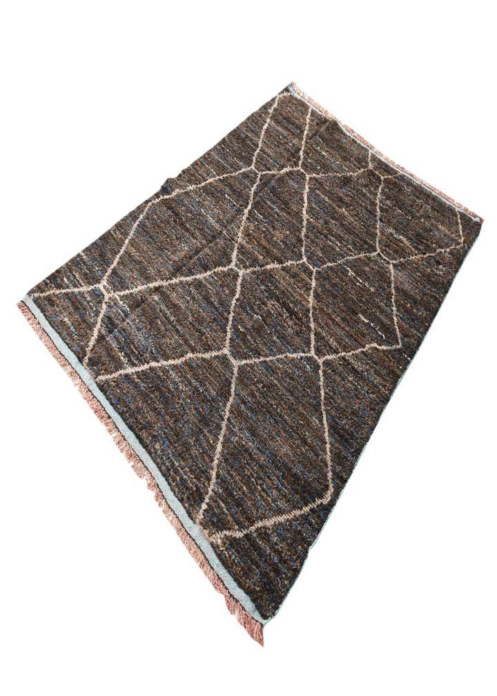 5' 2 x 7' 4 Hand Knotted Moroccan Wool Rug