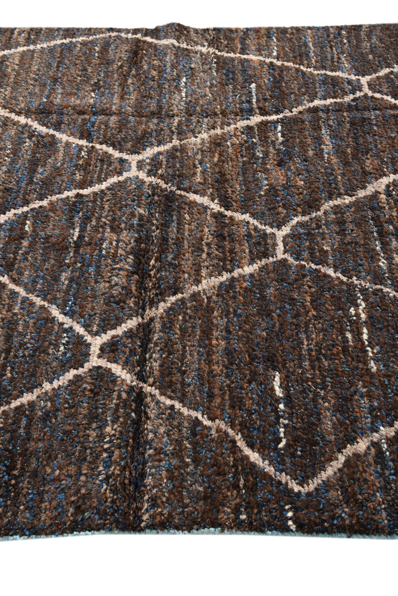 5' 2 x 7' 4 Hand Knotted Moroccan Wool Rug