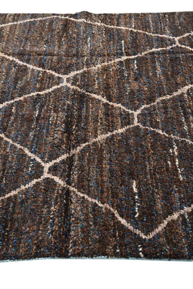 5' 2 x 7' 4 Hand Knotted Moroccan Wool Rug