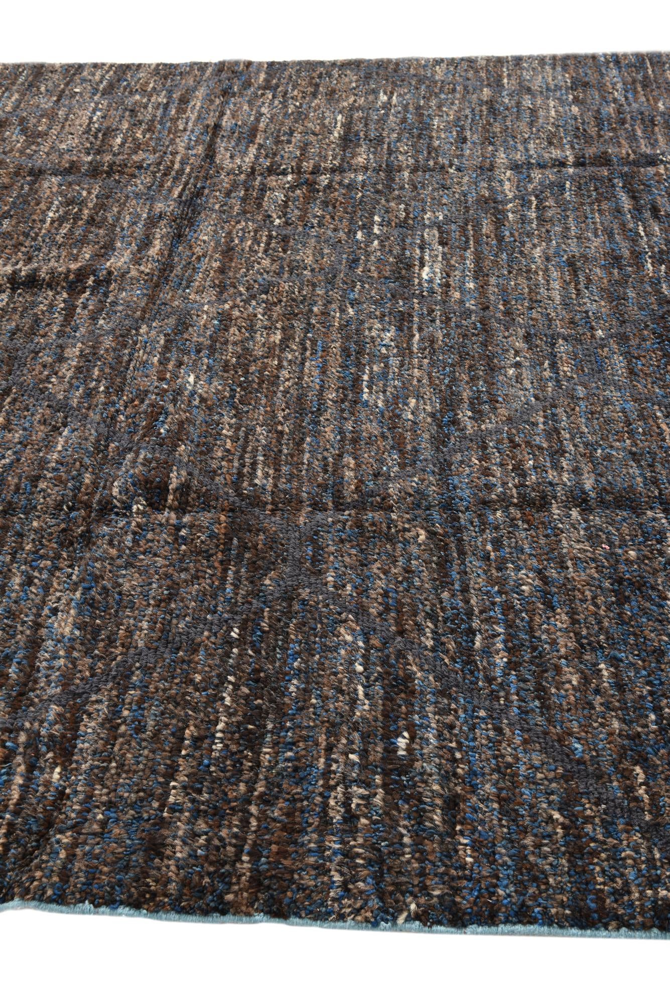 8' x 10' 4 Hand Knotted Moroccan Wool Rug