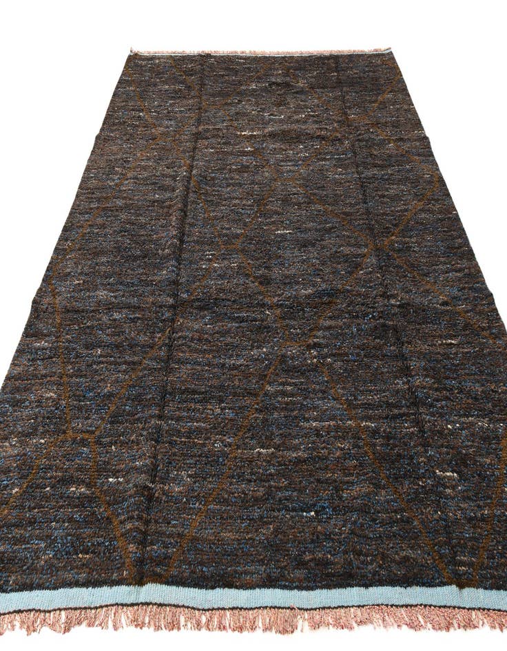 Detail image of 8' x 11' 1  Hand Knotted Moroccan Wool Rug