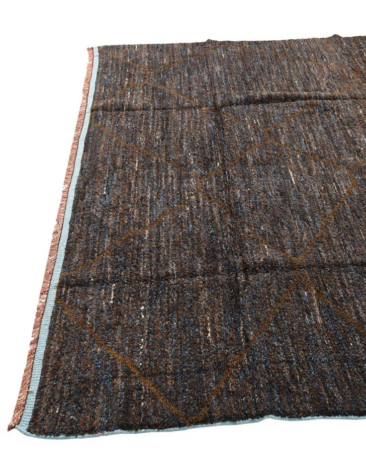 Detail image of 8' x 11' 1  Hand Knotted Moroccan Wool Rug