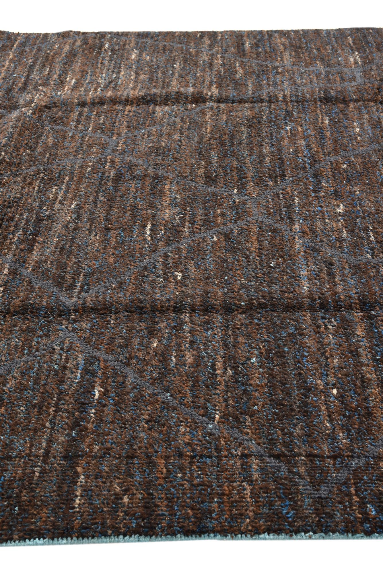 8' x 10' 4 Hand Knotted Moroccan Wool Rug
