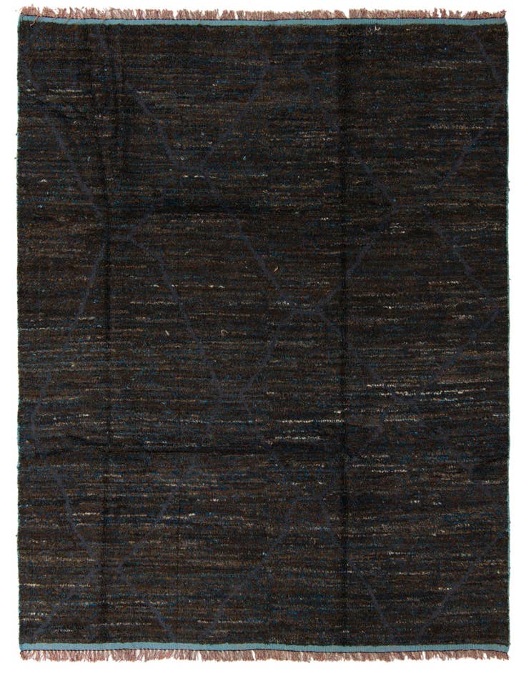 Detail image of 7' 9 x 10' 3 Hand Knotted Moroccan Wool Rug