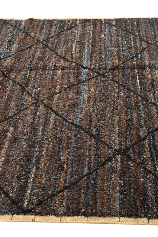 6' 4 x 9' 4 Hand Knotted Moroccan Wool Rug