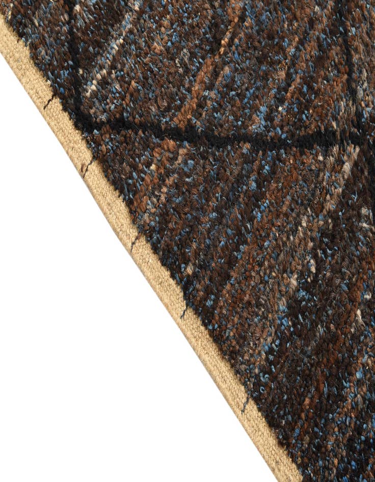 Detail image of 6' 4 x 9' 4  Hand Knotted Moroccan Wool Rug