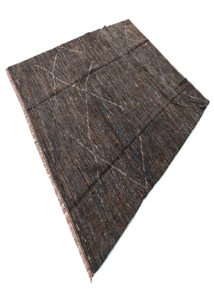 8' x 10' 4 Hand Knotted Moroccan Wool Rug