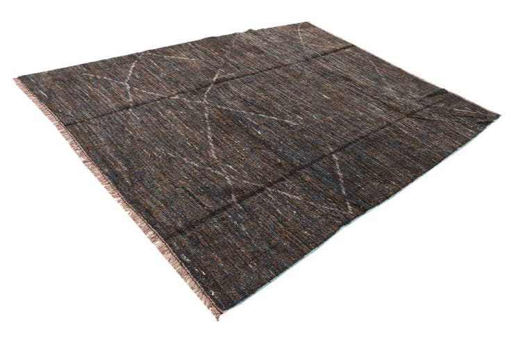 Detail image of 8' x 10' 4 Hand Knotted Moroccan Wool Rug