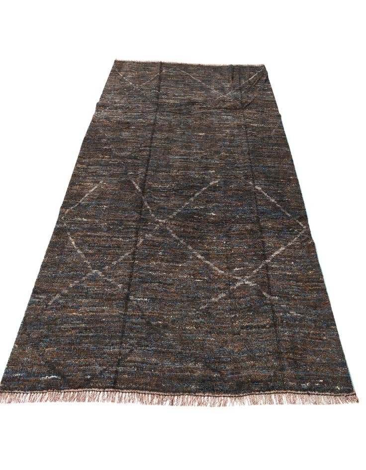 Detail image of 8' x 10' 4 Hand Knotted Moroccan Wool Rug