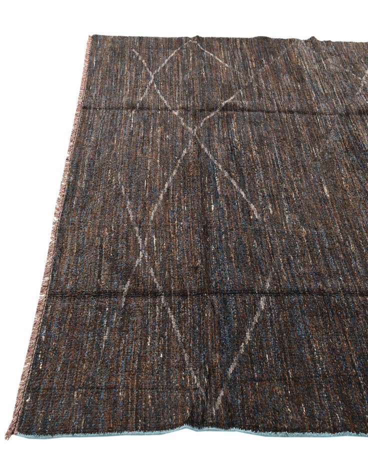 Detail image of 8' x 10' 4 Hand Knotted Moroccan Wool Rug