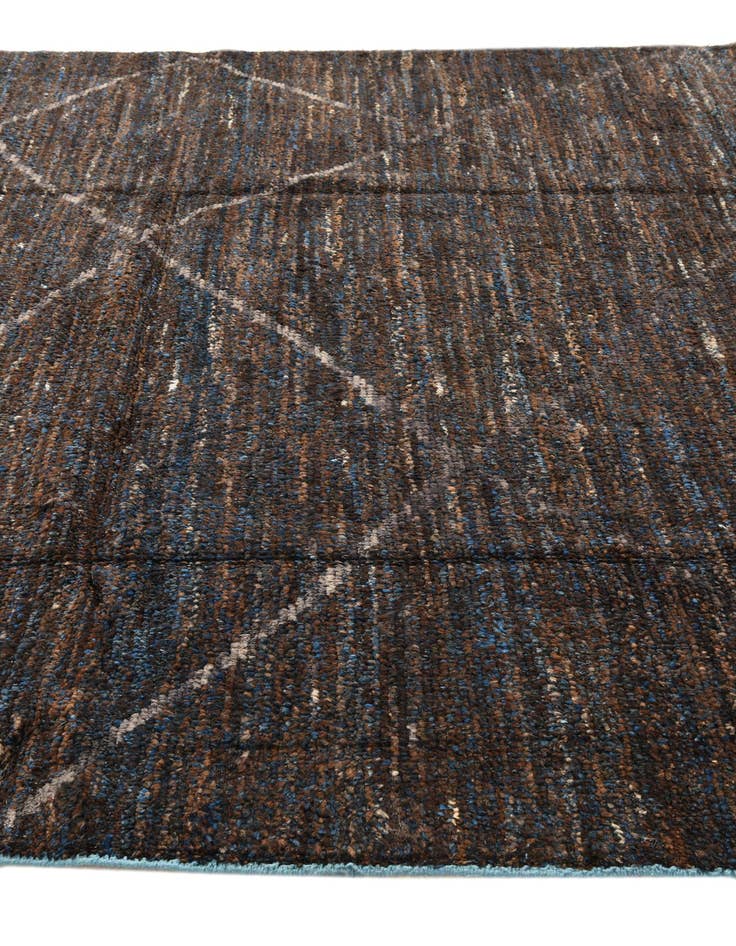 Detail image of 8' x 10' 4 Hand Knotted Moroccan Wool Rug