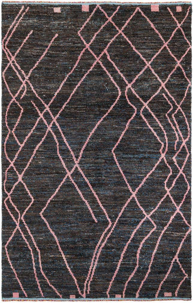 5' 8 x 9' Hand Knotted Moroccan Wool Rug