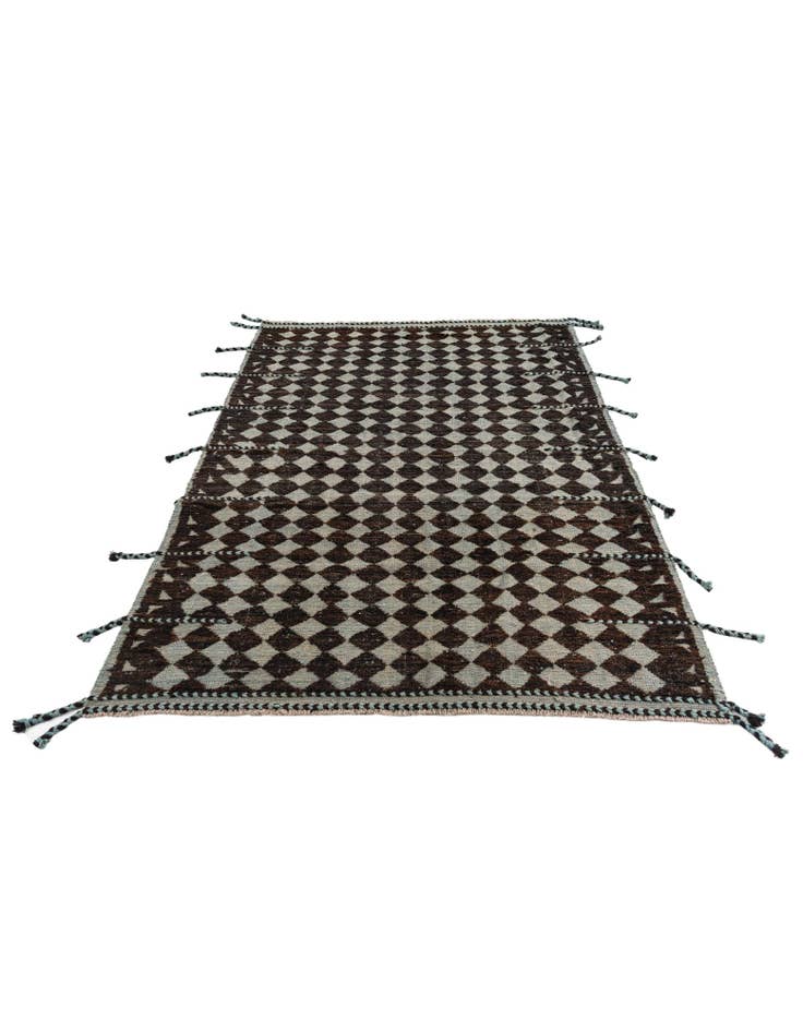 Detail image of 5' 5 x 7' 10 Hand Knotted Moroccan Wool Rug