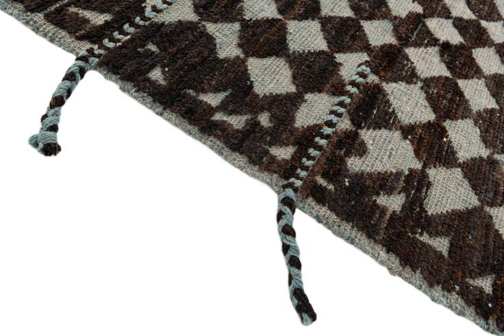 Detail image of 5' 5 x 7' 10 Hand Knotted Moroccan Wool Rug