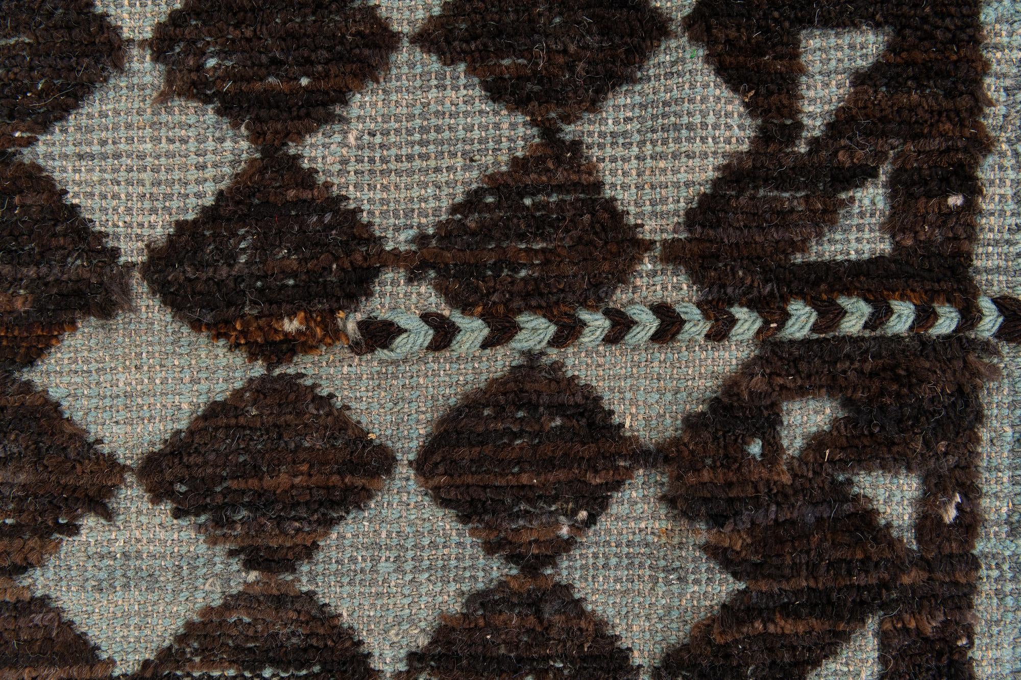 5' 5 x 7' 10 Hand Knotted Moroccan Wool Rug