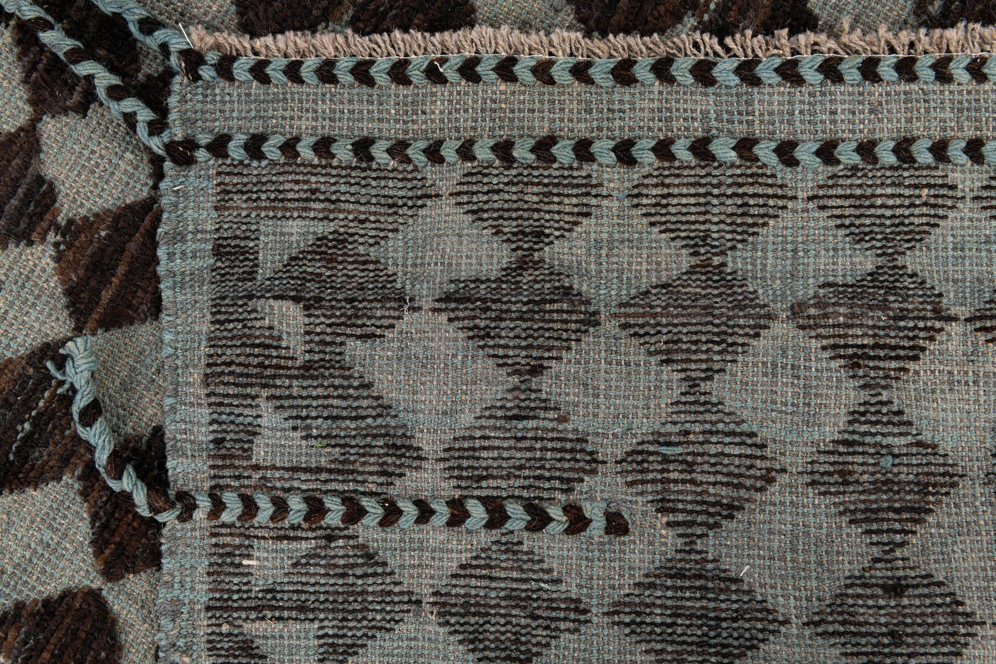 5' 5 x 7' 10 Hand Knotted Moroccan Wool Rug