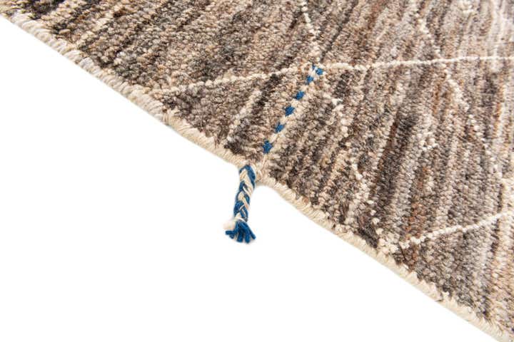 4' 1 x 6' 1 Hand Knotted Moroccan Wool Rug