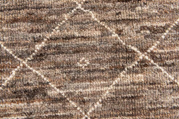4' 1 x 6' 1 Hand Knotted Moroccan Wool Rug