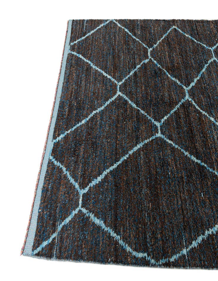 Detail image of 5' x 7' 4 Hand Knotted Moroccan Wool Rug