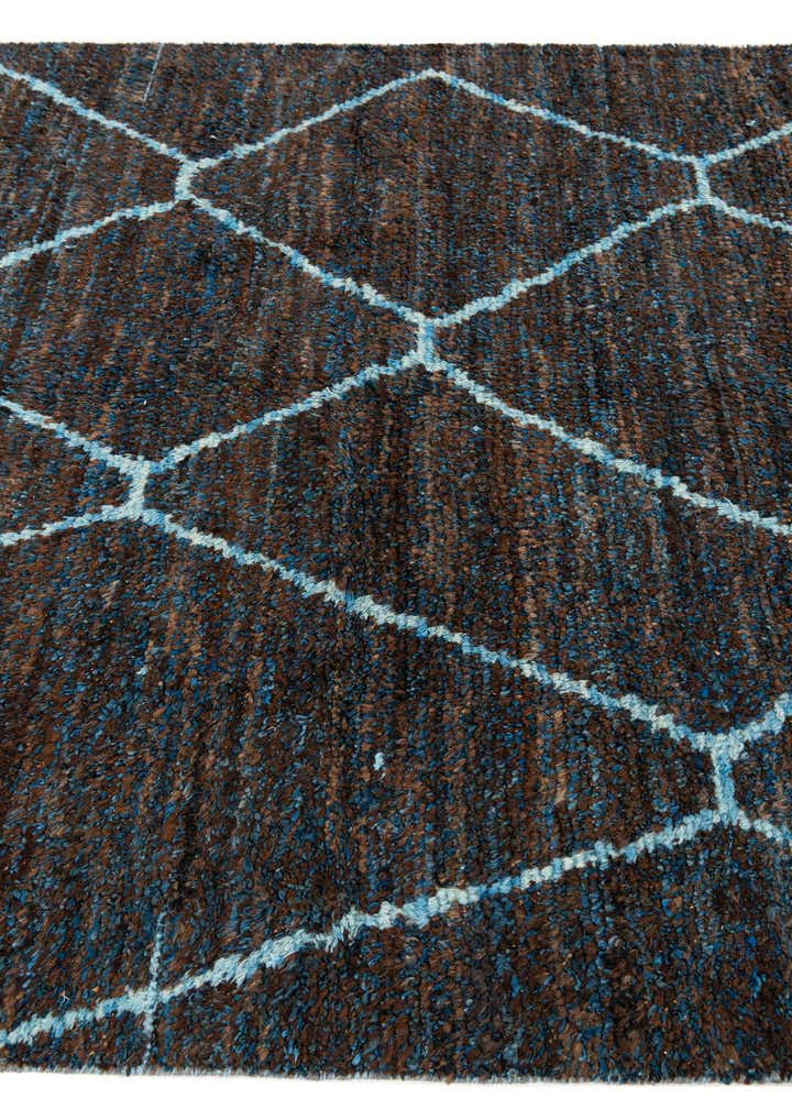 5' x 7' 4 Hand Knotted Moroccan Wool Rug