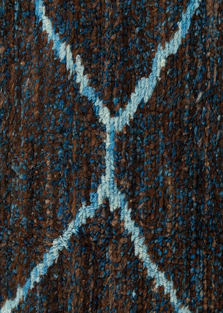 5' x 7' 4 Hand Knotted Moroccan Wool Rug