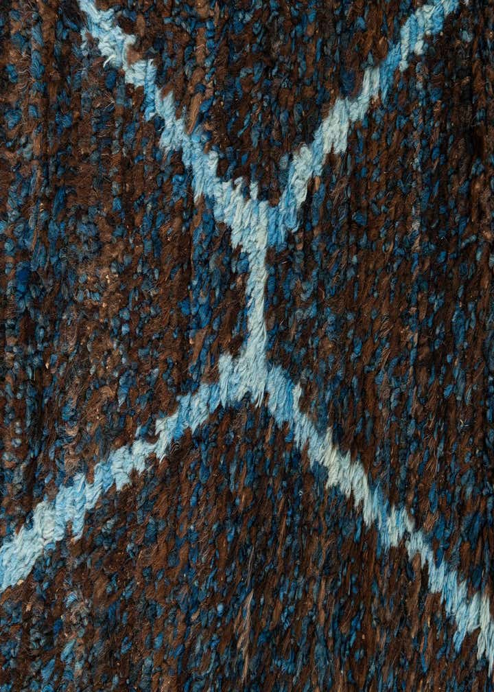 5' x 7' 4 Hand Knotted Moroccan Wool Rug