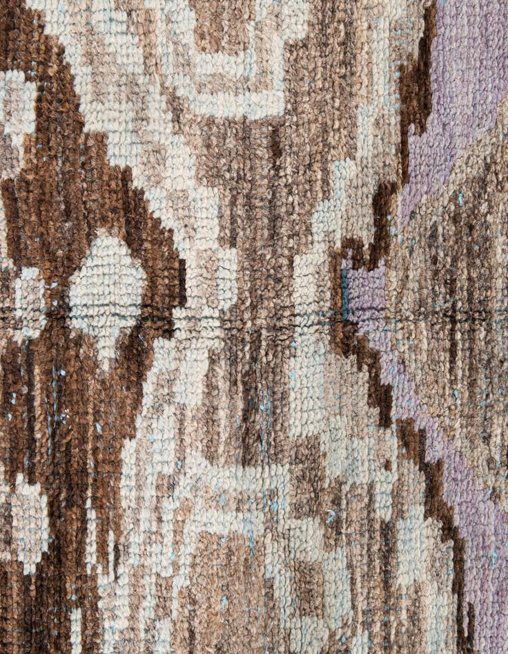 Detail image of 8' x 10' Hand Knotted Moroccan Wool Rug