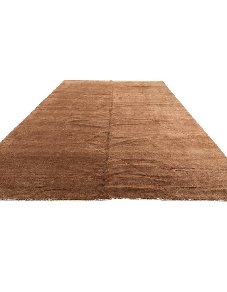 Detail image of 9' 10 x 13' 4  Hand Knotted Moroccan Wool Rug