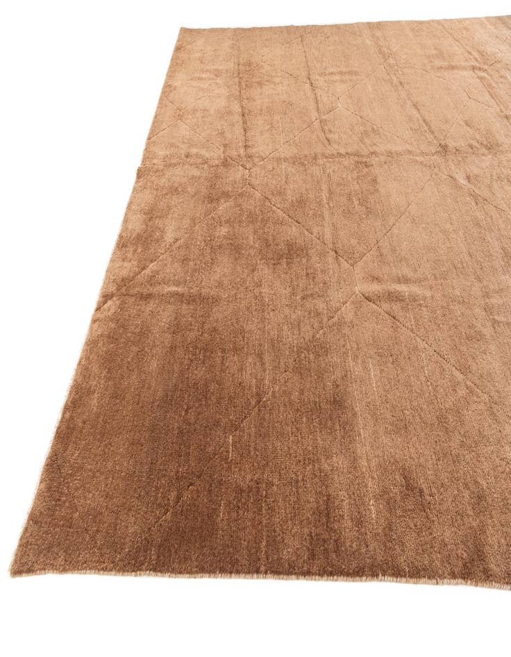 Detail image of 9' 10 x 13' 4  Hand Knotted Moroccan Wool Rug