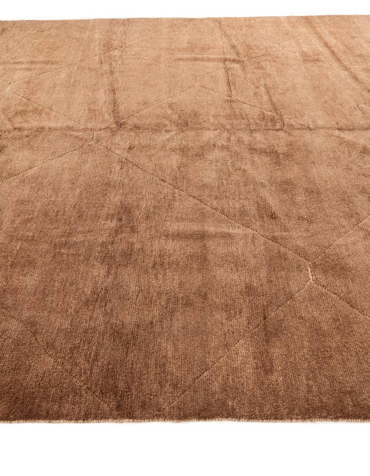 Detail image of 9' 10 x 13' 4  Hand Knotted Moroccan Wool Rug