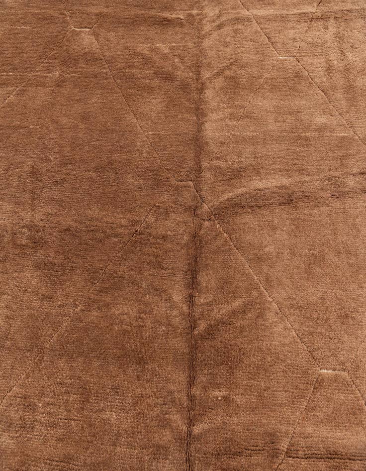 Detail image of 9' 10 x 13' 4  Hand Knotted Moroccan Wool Rug