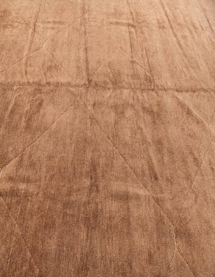 Detail image of 9' 10 x 13' 4  Hand Knotted Moroccan Wool Rug