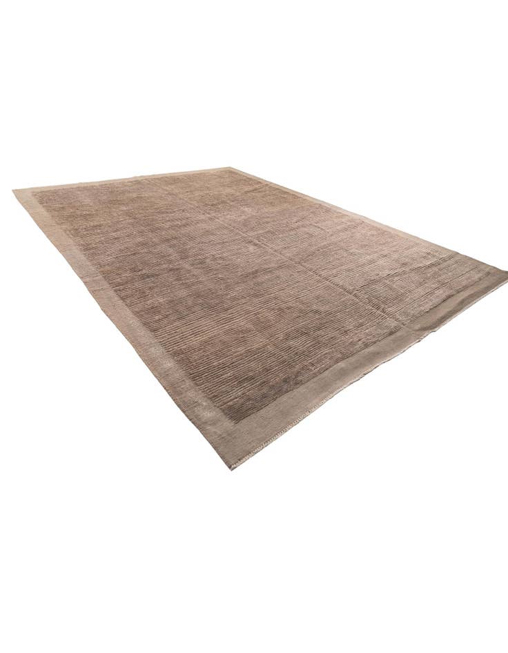 Detail image of 10' 1 x 14' 1 Hand Knotted Moroccan Wool Rug