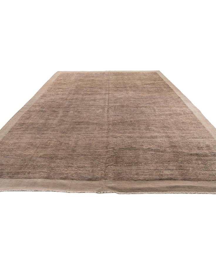 Detail image of 10' 1 x 14' 1  Hand Knotted Moroccan Wool Rug