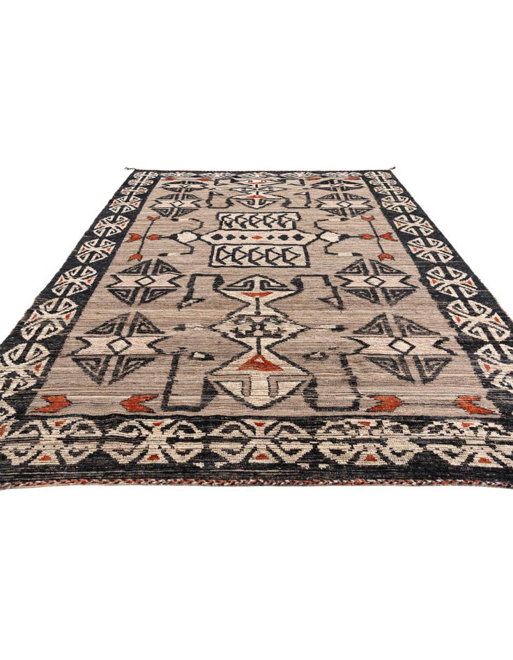 Detail image of 8' 2 x 10' 10 Hand Knotted Moroccan Wool Rug