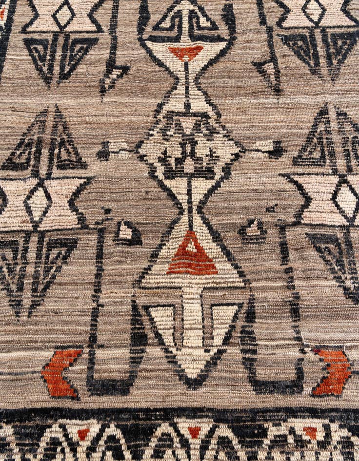 Detail image of 8' 2 x 10' 10 Hand Knotted Moroccan Wool Rug