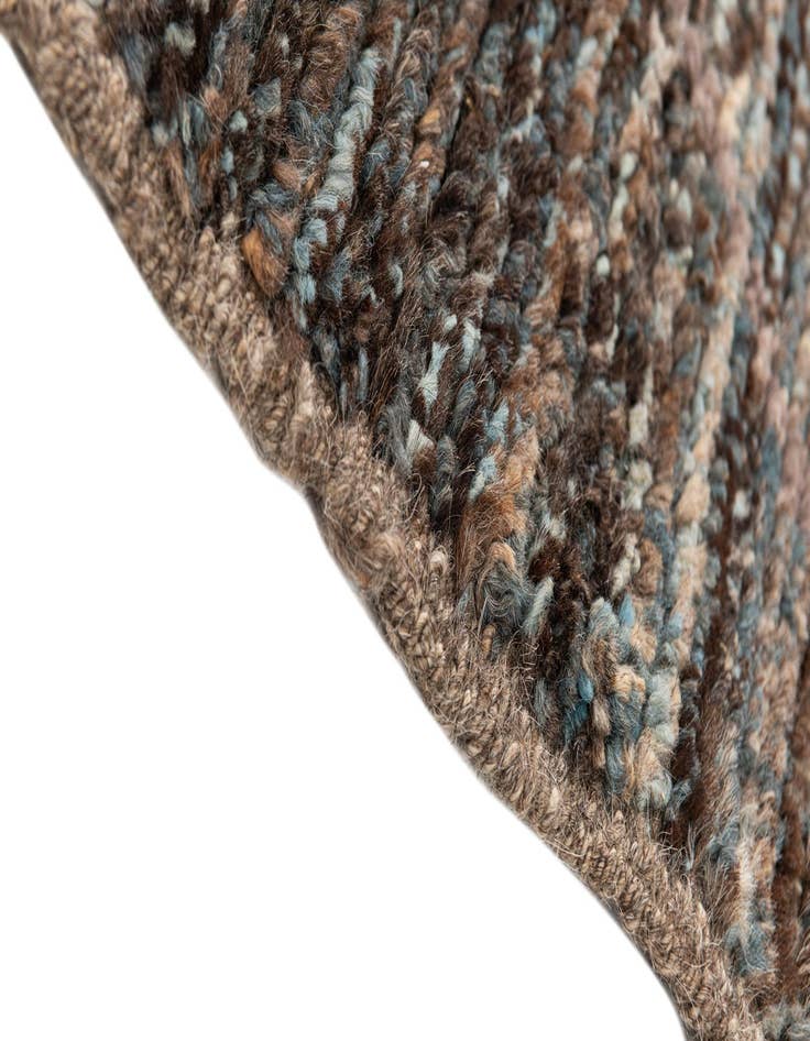 Detail image of 4' x 6' 3 Hand Knotted Moroccan Wool Rug