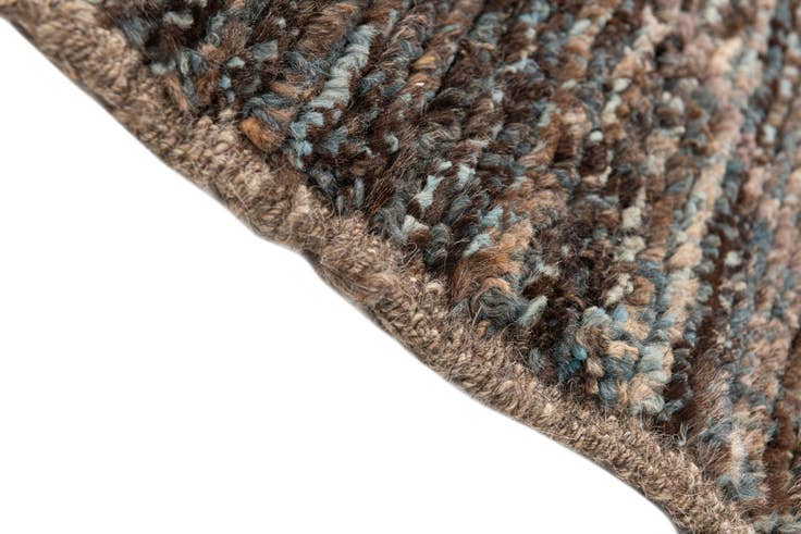 Detail image of 4' x 6' 3 Hand Knotted Moroccan Wool Rug