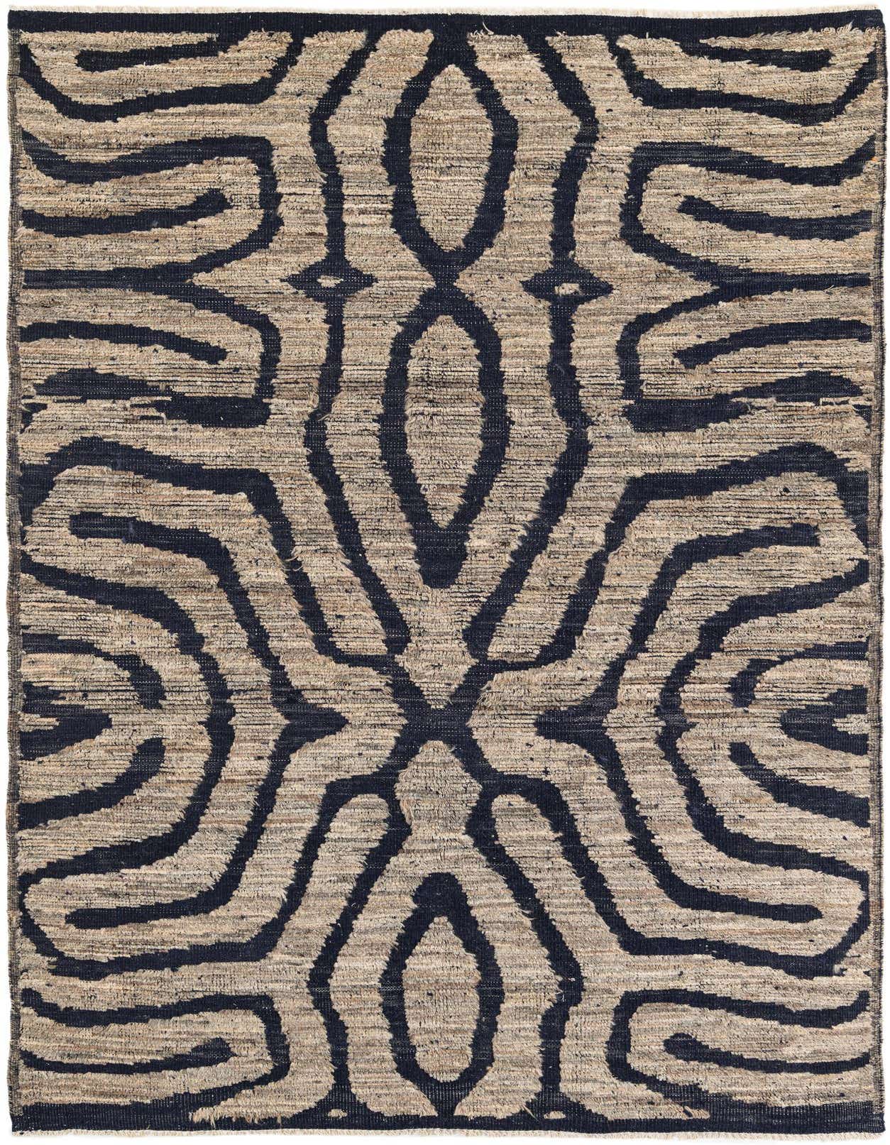 5' 7 x 8' 9 Hand Knotted Moroccan Wool Rug