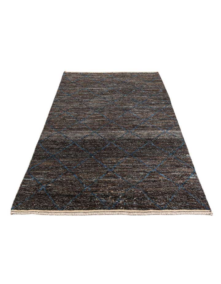 6' 4 x 9' 3 Hand Knotted Moroccan Wool Rug