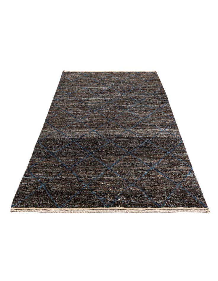 Detail image of 6' 4 x 9' 3 Hand Knotted Moroccan Wool Rug