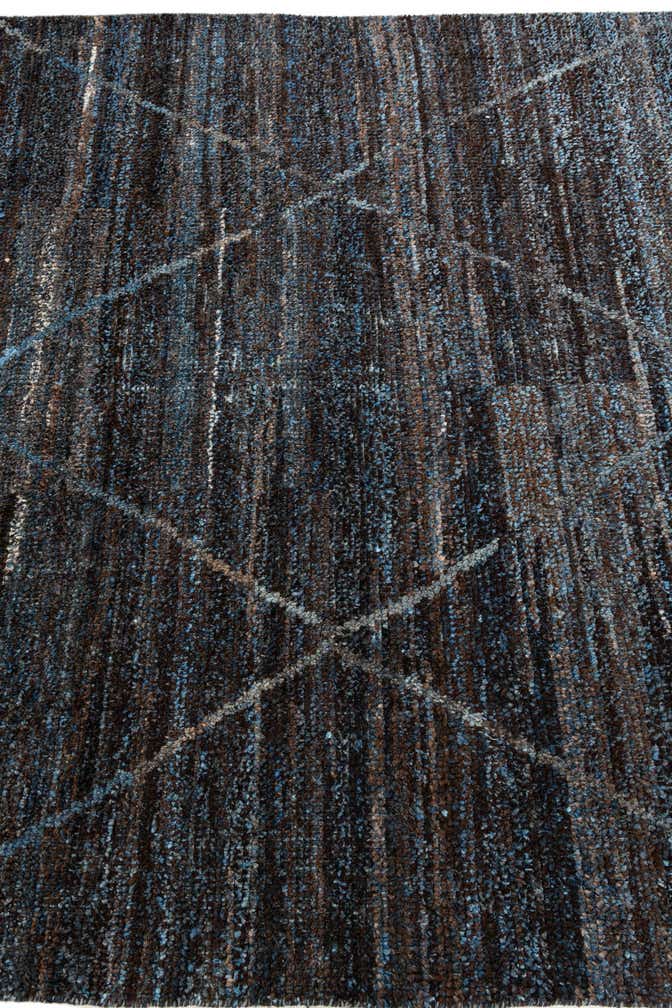 5' 10 x 9' 3 Hand Knotted Moroccan Wool Rug