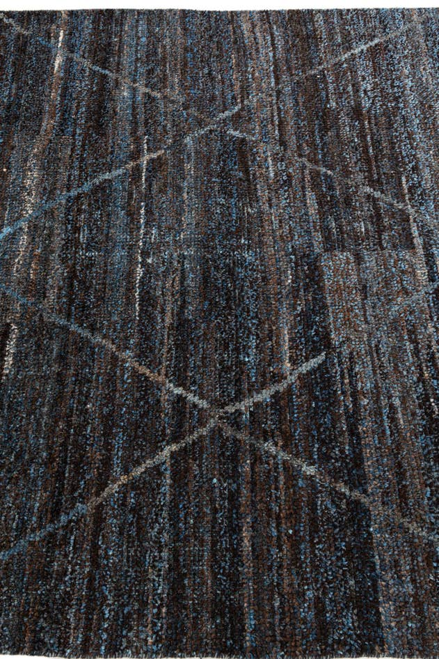 Detail image of 5' 10 x 9' 3 Hand Knotted Moroccan Wool Rug