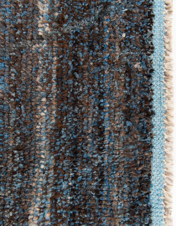 Detail image of 5' 10 x 9' 3  Hand Knotted Moroccan Wool Rug