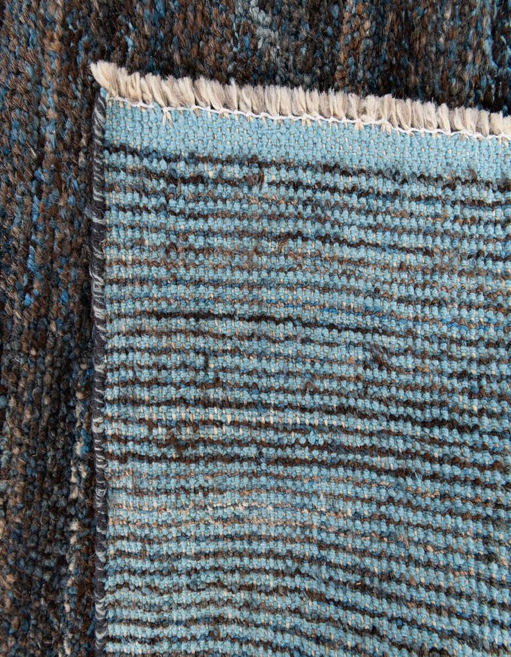 Detail image of 5' 10 x 9' 3  Hand Knotted Moroccan Wool Rug